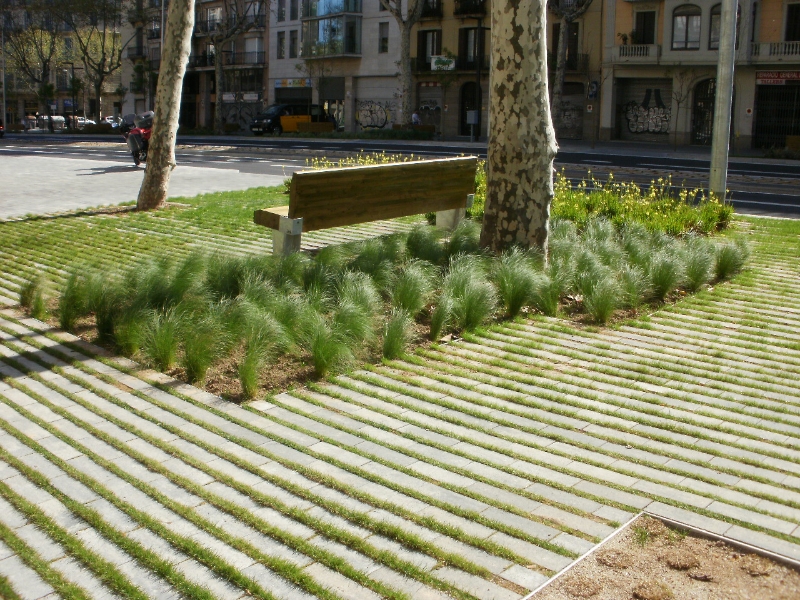 Acera permeable. Barcelona (IV)